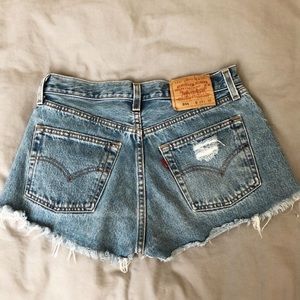 Vintage Levi high waisted shorts